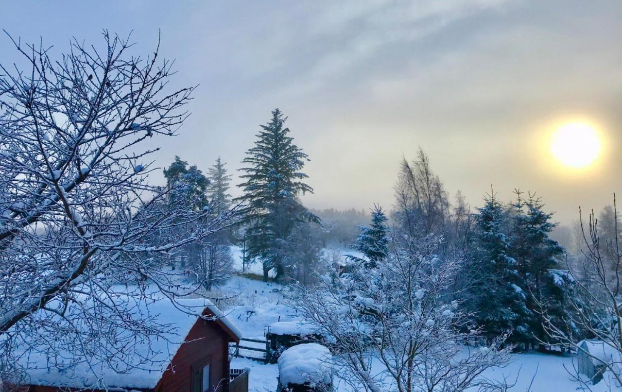 Hill cottage cabins Fort Augustus Esterno foto
