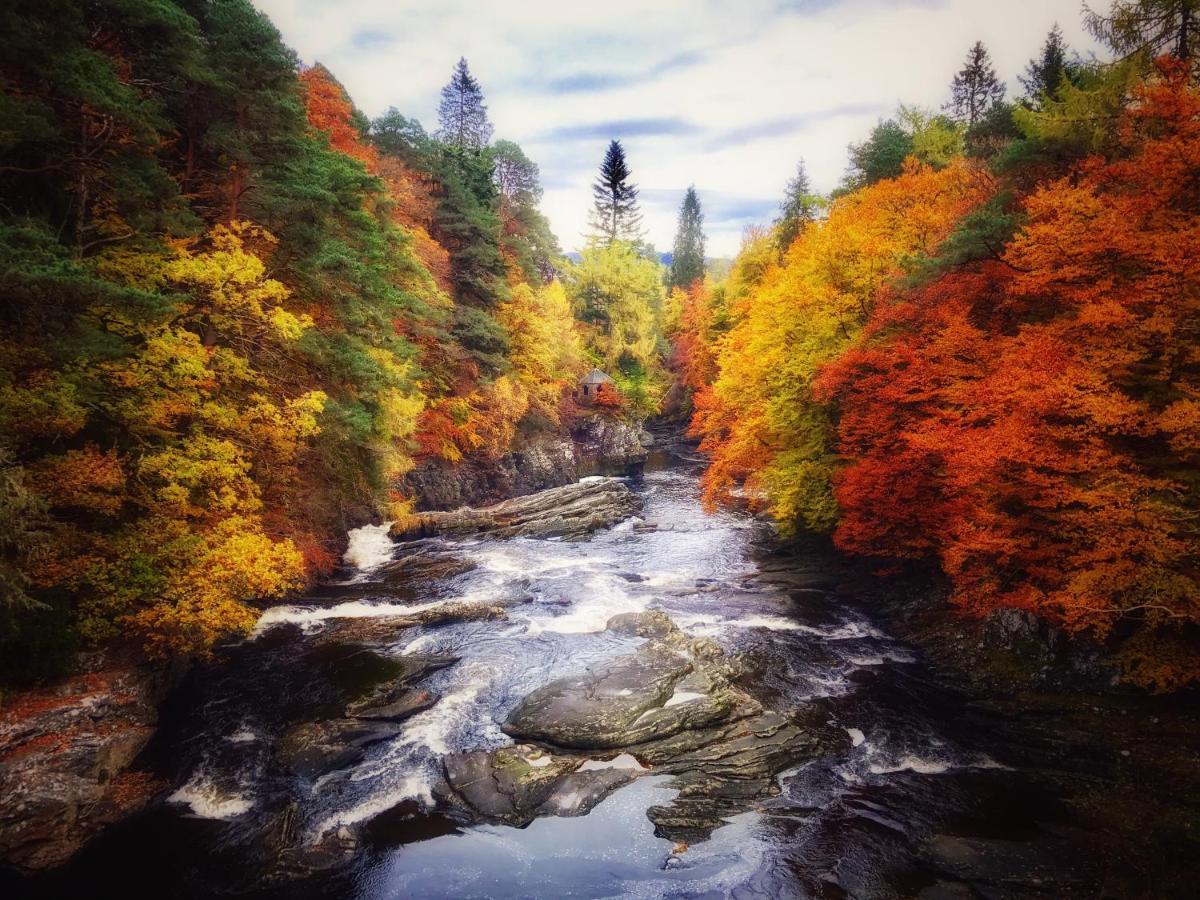 Hill cottage cabins Fort Augustus Esterno foto